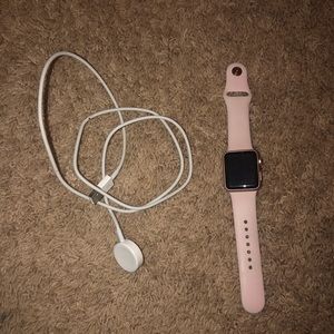 Apple Watch Series 1 38mm Rose Gold with Pink Band